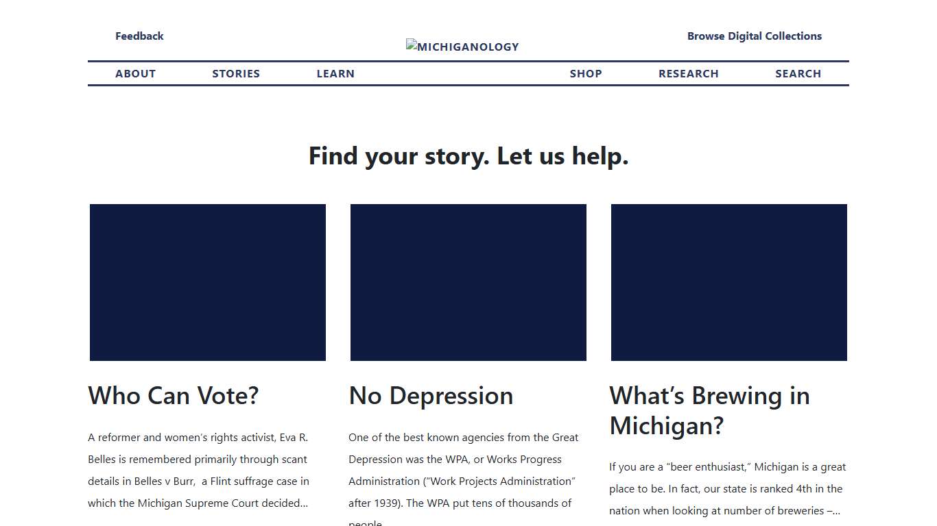 Home Page - Michiganology